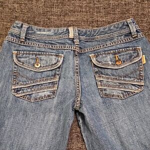 Billabong Blue Boot Cut, Girls Jrs Jeans